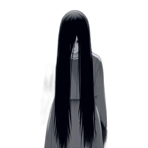 hair, mask, dress, creature transparent PNG cut-out