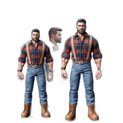 jacket, 3d render, concept art, cartoon transparent PNG cut-out