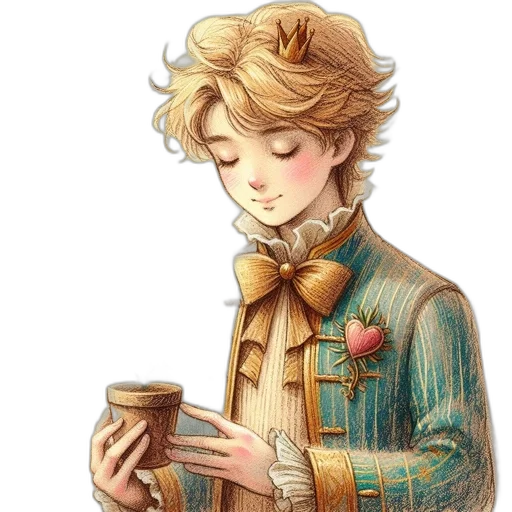 staff, watercolor, fantasy art, pixel art transparent PNG cut-out