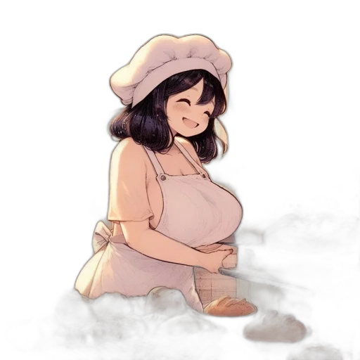 dress, hat, staff, concept art transparent PNG cut-out
