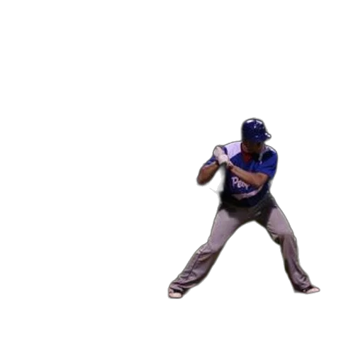 creature, baseball, player, blue transparent PNG cut-out