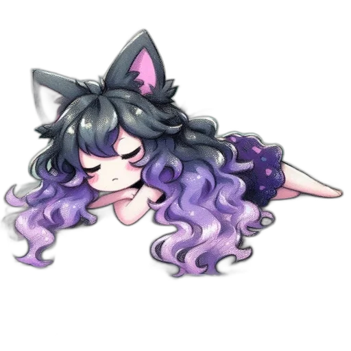 staff, creature, watercolor, pixel art transparent PNG cut-out