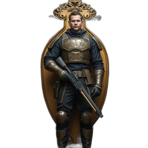 sword, staff, weapon, jacket transparent PNG cut-out