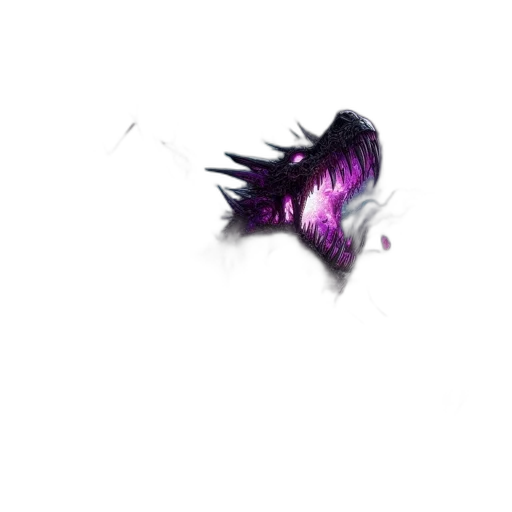 dragon, mask, hair, crown transparent PNG cut-out