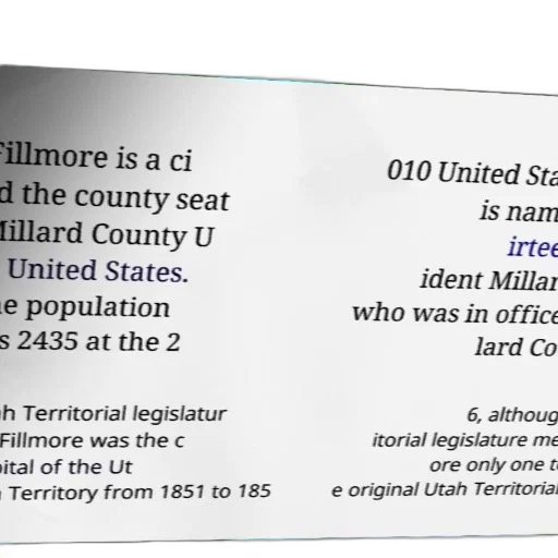 sign, says, fillmore, county transparent PNG cut-out