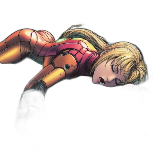comic book art, concept art, watercolor, cartoon transparent PNG cut-out
