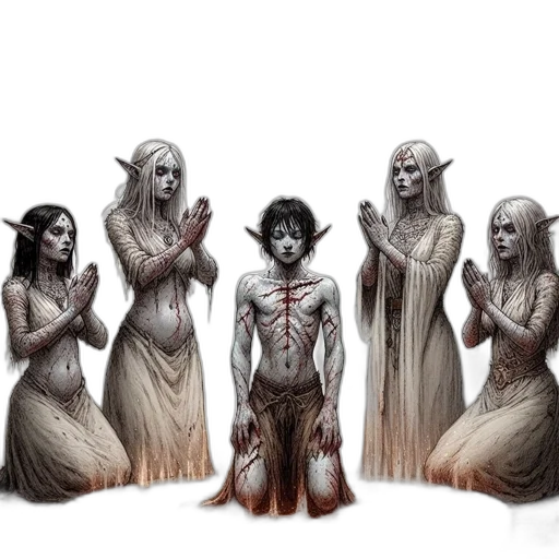 concept art, fantasy art, comic book art, pixel art transparent PNG cut-out