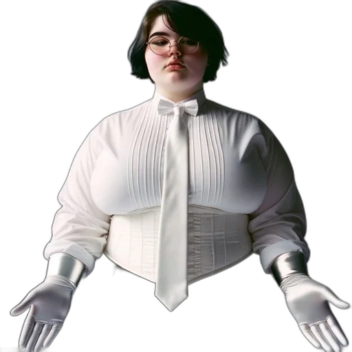robot, jacket, staff, dress transparent PNG cut-out
