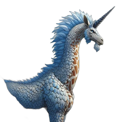 dragon, animal, creature, staff transparent PNG cut-out
