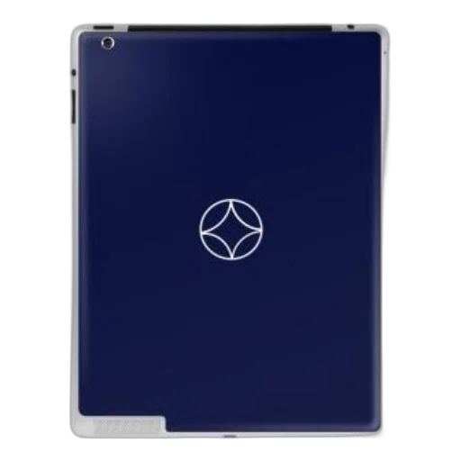 navy, blue, ipad, white transparent PNG cut-out