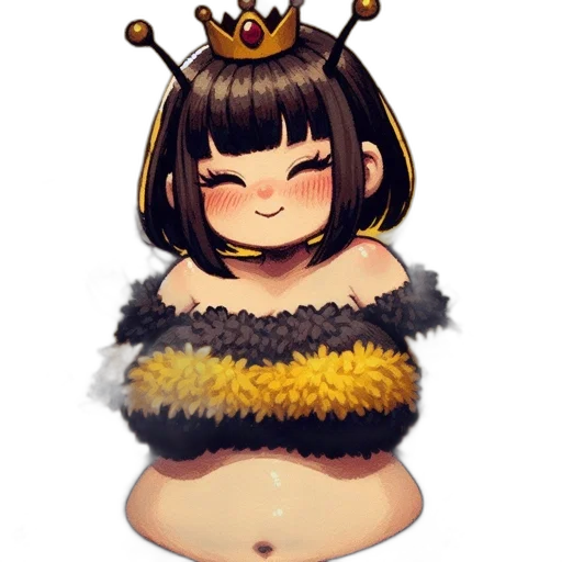 crown, creature, animal, dress transparent PNG cut-out