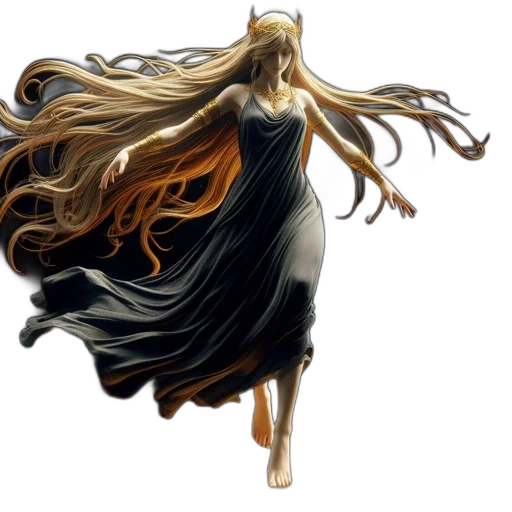 hair, dress, concept art, fantasy art transparent PNG cut-out