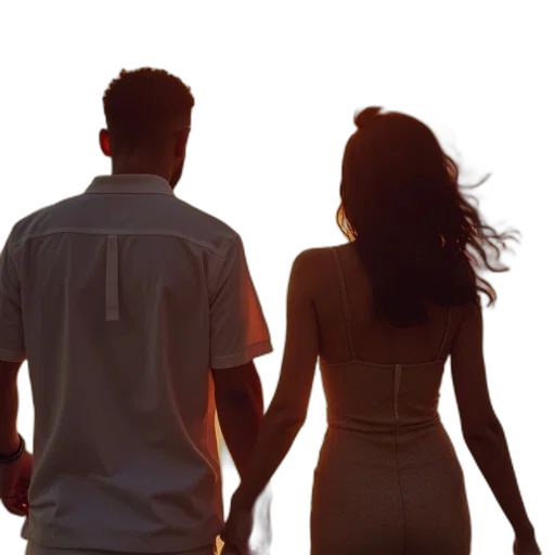 3d render, photorealistic, sunset, dwye transparent PNG cut-out