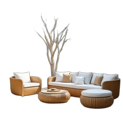 furniture, 3d render, photorealistic, concept art transparent PNG cut-out