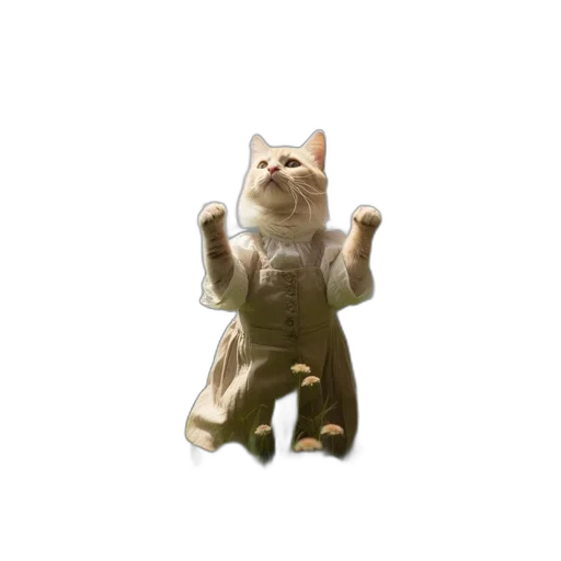 staff, animal, creature, robot transparent PNG cut-out