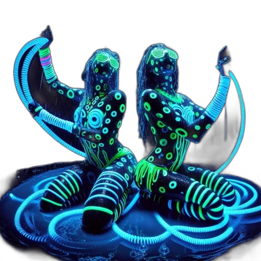 mask, robot, jacket, creature transparent PNG cut-out
