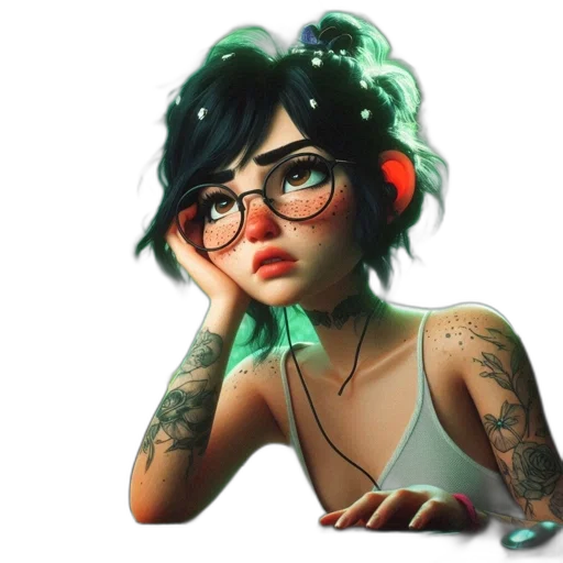 jewelry, dress, face, fantasy art transparent PNG cut-out