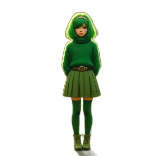 dress, jacket, 3d render, concept art transparent PNG cut-out