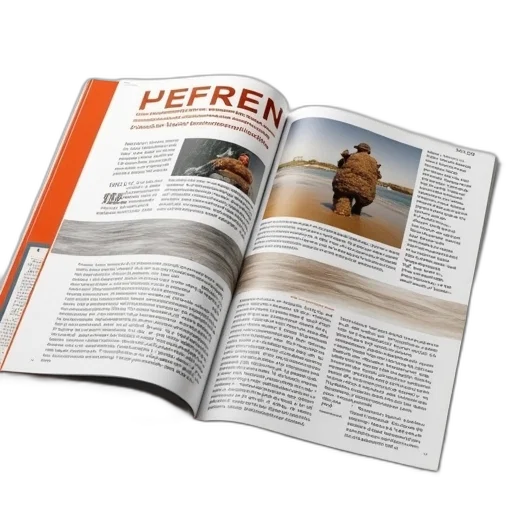 3d render, download, libren, magazine transparent PNG cut-out