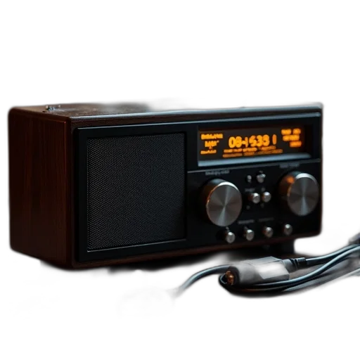 radio, usb, port, tuner transparent PNG cut-out