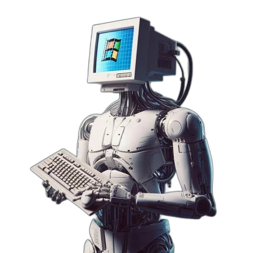 robot, staff, animal, weapon transparent PNG cut-out