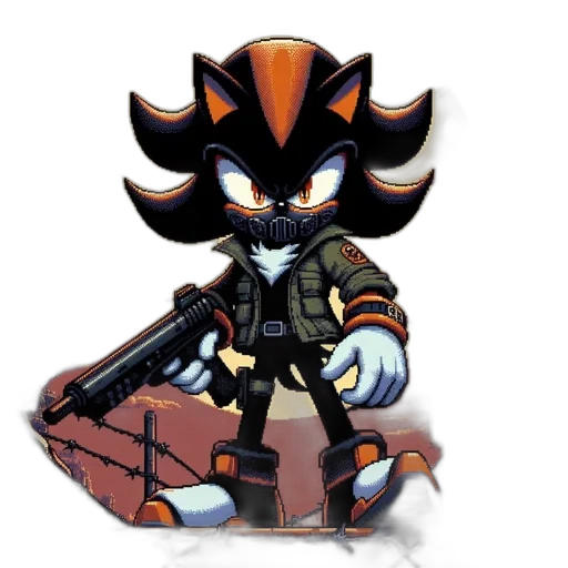 weapon, staff, mask, robot transparent PNG cut-out