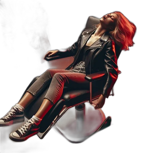jacket, shoes, concept art, cyberpunk transparent PNG cut-out