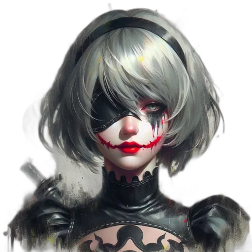 face, mask, robot, weapon transparent PNG cut-out