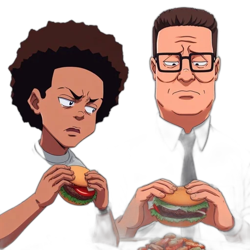 food, cartoon, concept art, comic book art transparent PNG cut-out