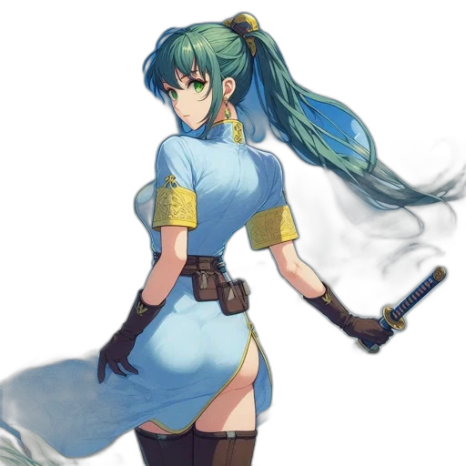 sword, staff, weapon, dress transparent PNG cut-out