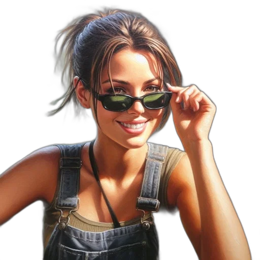 jewelry, face, staff, photorealistic transparent PNG cut-out