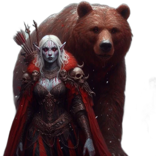 concept art, fantasy art, comic book art, pixel art transparent PNG cut-out