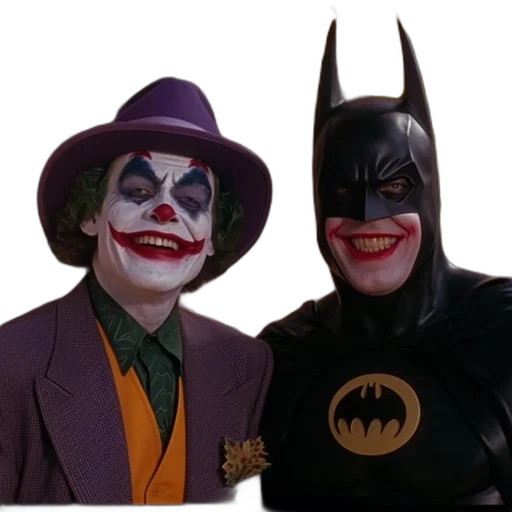 mask, comic book art, park, joker transparent PNG cut-out