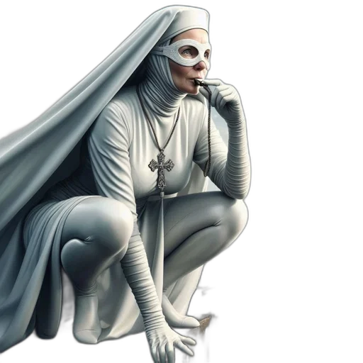 mask, comic book art, concept art, fantasy art transparent PNG cut-out