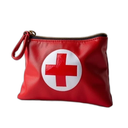 first, aid, pouch, has transparent PNG cut-out