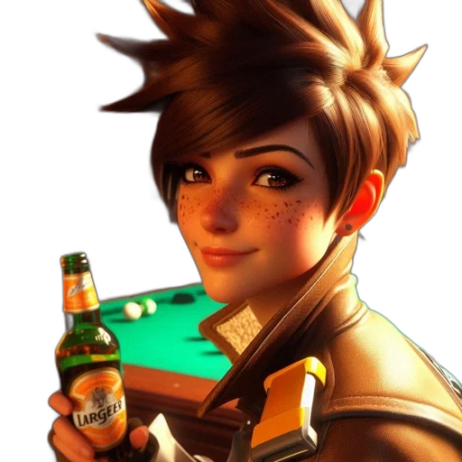bottle, robot, jacket, staff transparent PNG cut-out