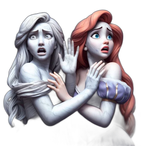 concept art, fantasy art, comic book art, 3d render transparent PNG cut-out