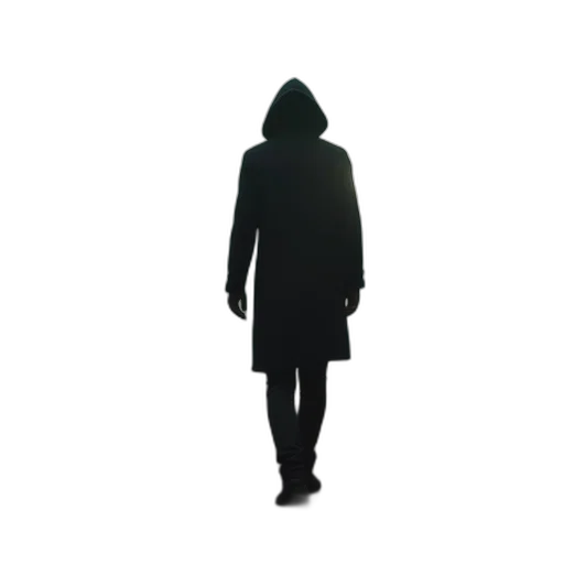 jacket, staff, mask, umbrella transparent PNG cut-out