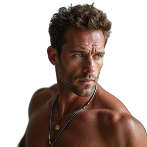 jewelry, hair, photorealistic, jeff transparent PNG cut-out