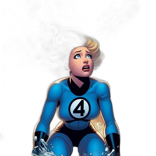 comic book art, concept art, cartoon, 3d render transparent PNG cut-out