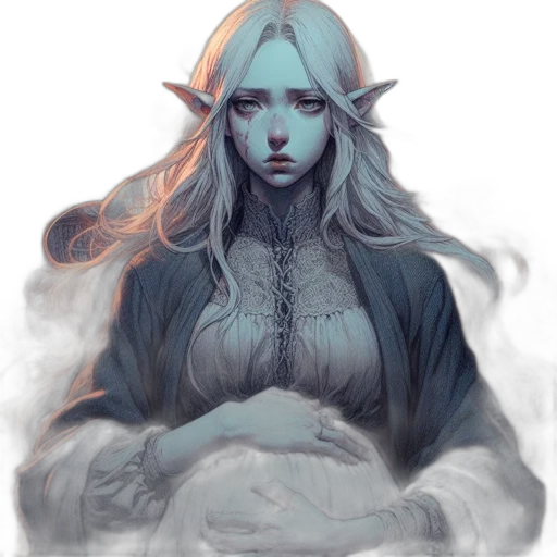face, creature, dress, mask transparent PNG cut-out