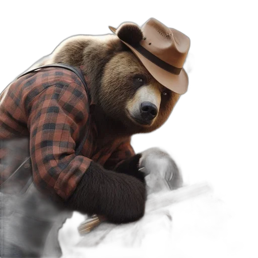 animal, hat, jacket, creature transparent PNG cut-out