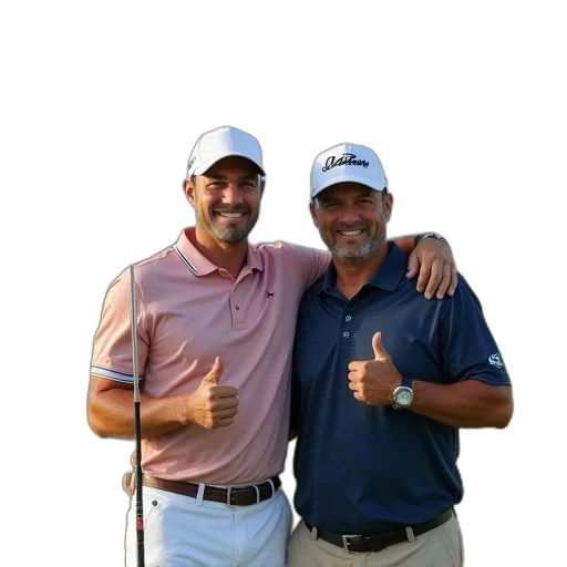 two, men, pose, picture transparent PNG cut-out