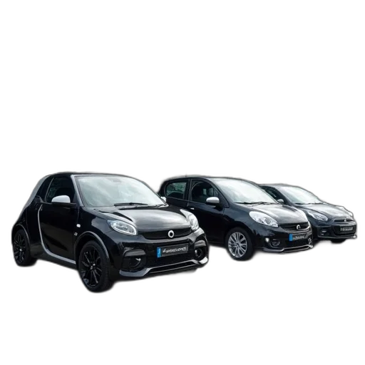 car, 3d render, smart, cars transparent PNG cut-out