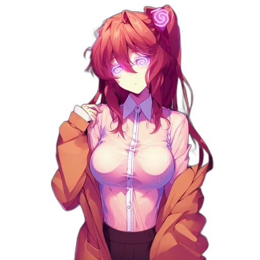jacket, dress, staff, flower transparent PNG cut-out