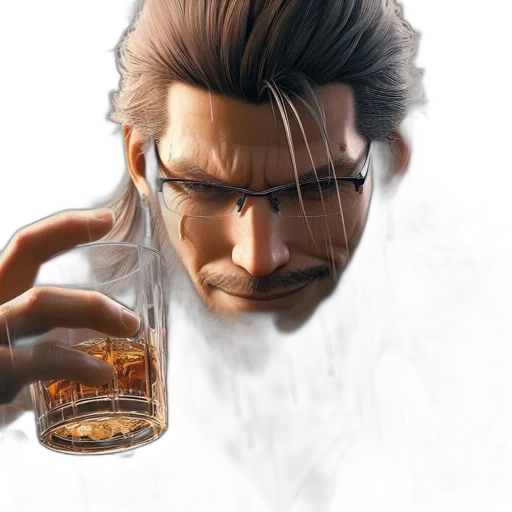 face, bottle, hair, weapon transparent PNG cut-out