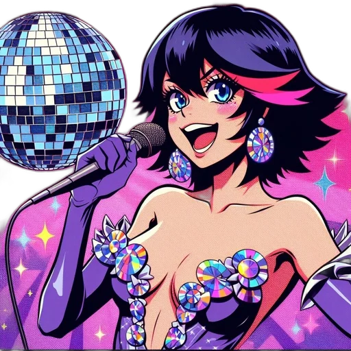 vaporwave, cartoon, anime, concept art transparent PNG cut-out