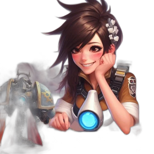 robot, weapon, staff, face transparent PNG cut-out