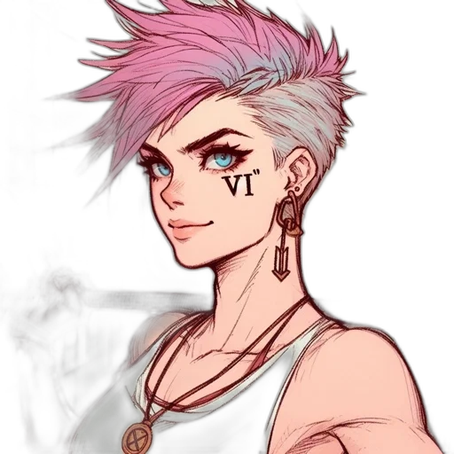 cyberpunk, anime, cartoon, concept art transparent PNG cut-out