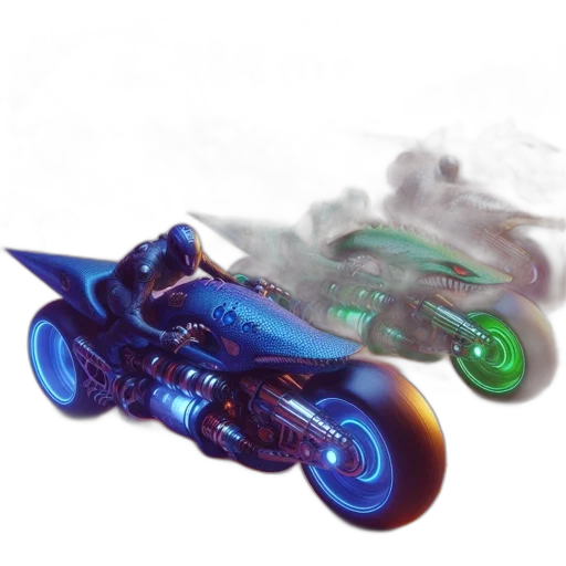 car, weapon, concept art, 3d render transparent PNG cut-out